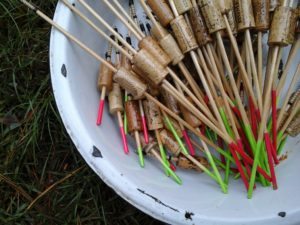 Bucket of Bobbers: long and short stems