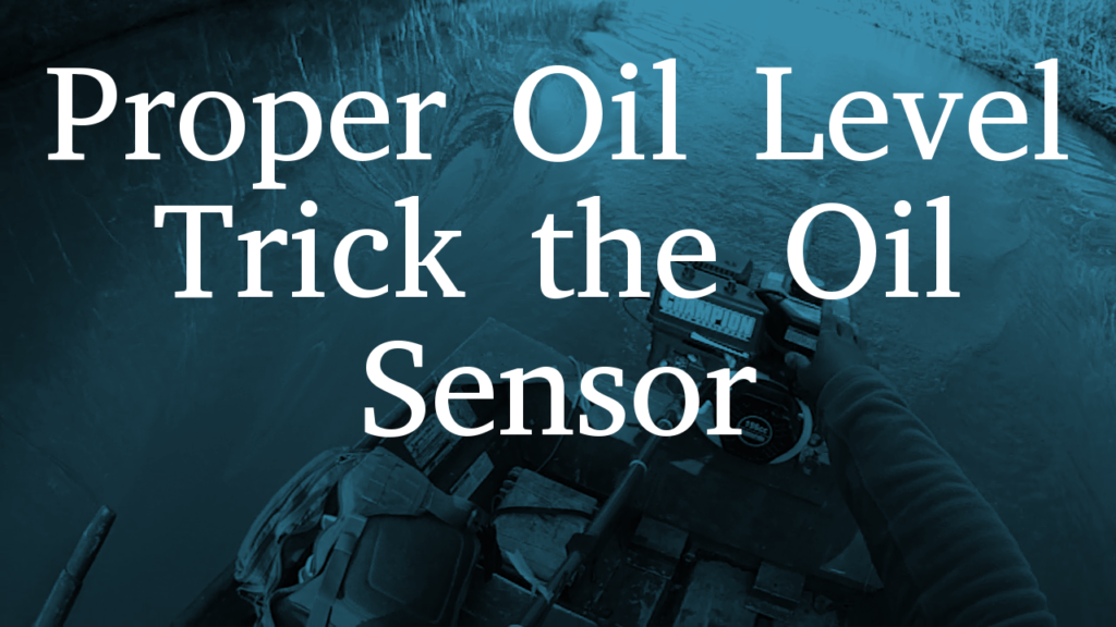 Proper oil level for longtail outboards